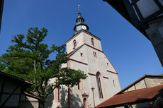 Sankt Crescentius on Tour in Ostheim und auf dem Kreuzberg (Foto: Karl-Franz Thiede)